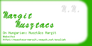margit musztacs business card